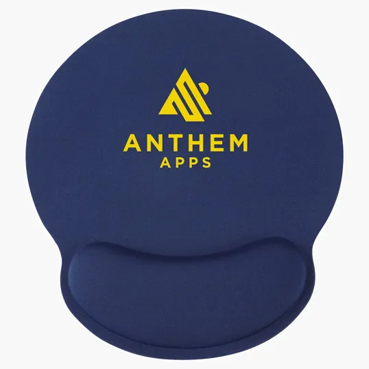 Ariel Crest Non-Slip Mouse Pad with Foam Wrist Rest — view 3