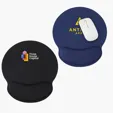 Ariel Crest Non-Slip Mouse Pad with Foam Wrist Rest