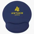 Ariel Crest Non-Slip Mouse Pad with Foam Wrist Rest — view 3