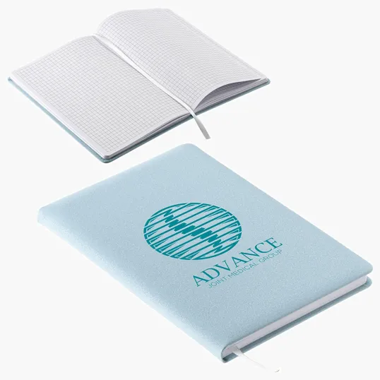 Ariel Draftsman Padded Hardcover Journal with Grid-Lined Paper — view 3