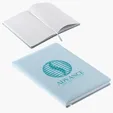 Ariel Draftsman Padded Hardcover Journal with Grid-Lined Paper — view 3