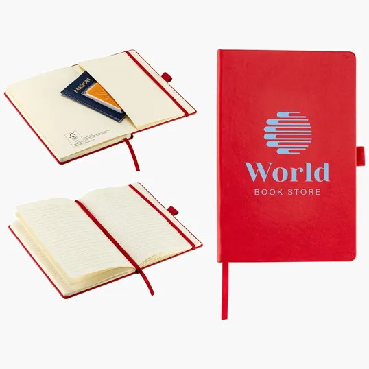 Elan Hardcover Journal with Pen Loop and Inner Pocket — view 5