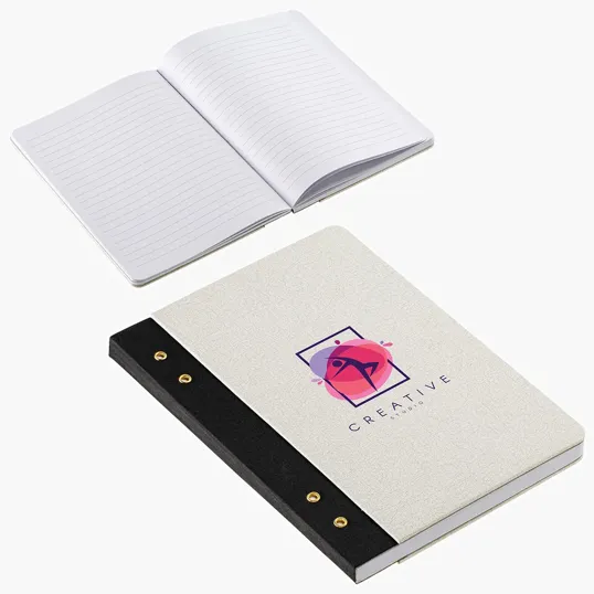 Ariel Executive FSC® Journal with Textured Grommet Spine — view 3