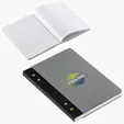 Ariel Executive FSC® Journal with Textured Grommet Spine — view 2