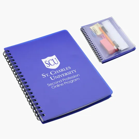 Ariel Hardcover Notebook with Pouch — view 3