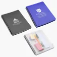 Ariel Hardcover Notebook with Pouch