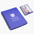 Ariel Hardcover Notebook with Pouch — view 3