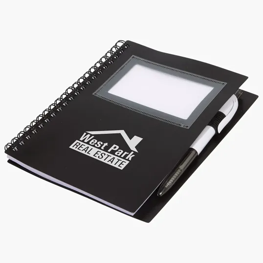 Ariel Note-It Spiral Memo Book with Pen — view 2
