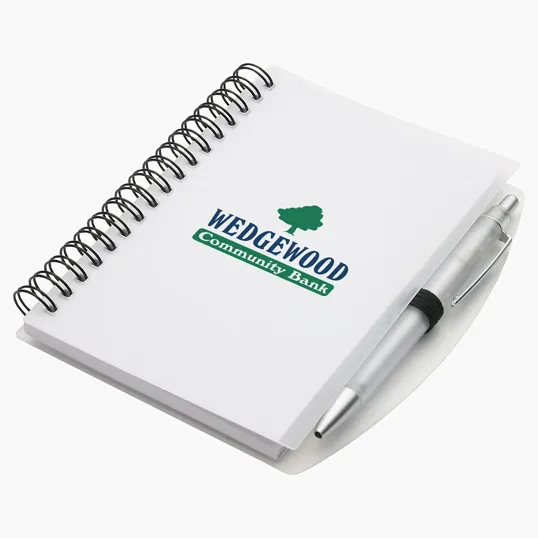 Ariel Hardcover Notebook & Pen Set — view 4