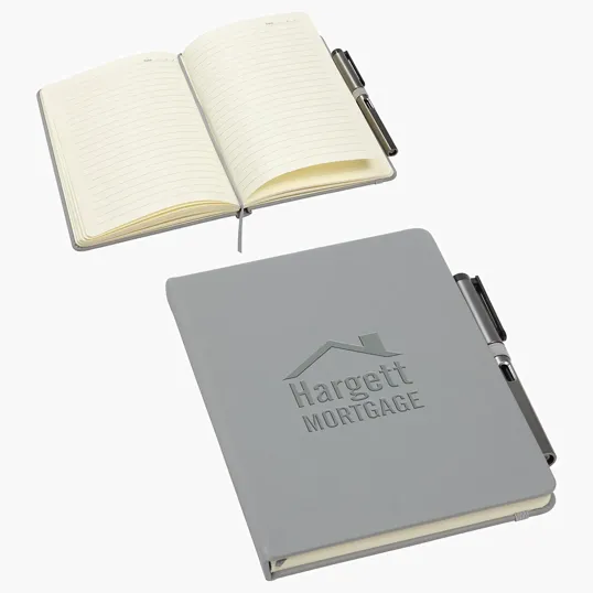 Quorum Soft Touch Journal with Matching Gel Pen — view 3