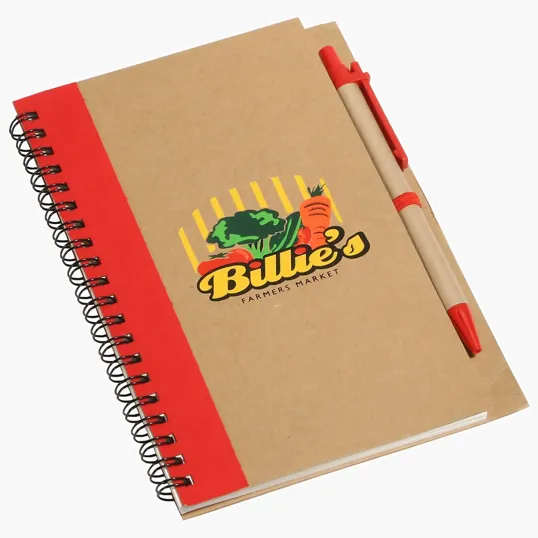 Ariel Promo Write Recycled Notebook with Pen — view 3