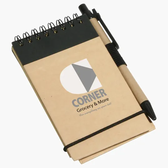 Think Green Recycled Notepad & Pen — view 2