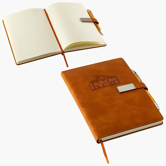 Ariel Thesis Hardcover Journal with Magnetic Closure & Pen — view 5