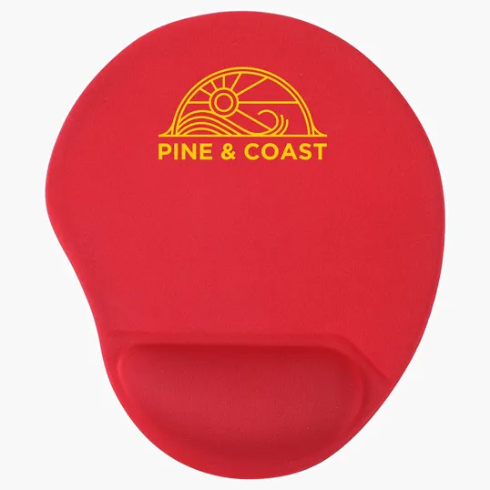 Ariel Wave Non-Slip Mouse Pad with Gel Wrist Rest — view 6