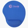 Ariel Wave Non-Slip Mouse Pad with Gel Wrist Rest — view 5