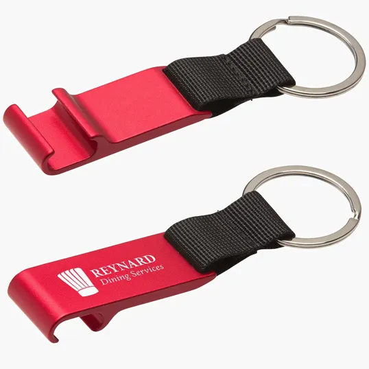 Ariel Aluminum Bottle Opener with Key Ring — view 5