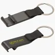 Ariel Aluminum Bottle Opener with Key Ring — view 2