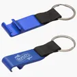 Ariel Aluminum Bottle Opener with Key Ring — view 3