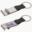 Ariel Aluminum Bottle Opener with Key Ring — view 4