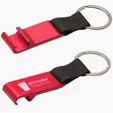 Ariel Aluminum Bottle Opener with Key Ring — view 5