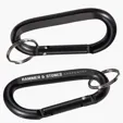 Ariel Aluminum Carabiner with Key Ring — view 2