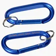 Ariel Aluminum Carabiner with Key Ring — view 3