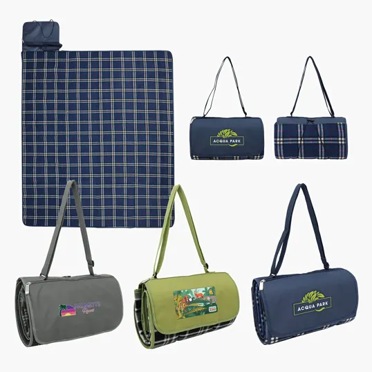 Ariel Premium Barrel Fleece Picnic Blanket