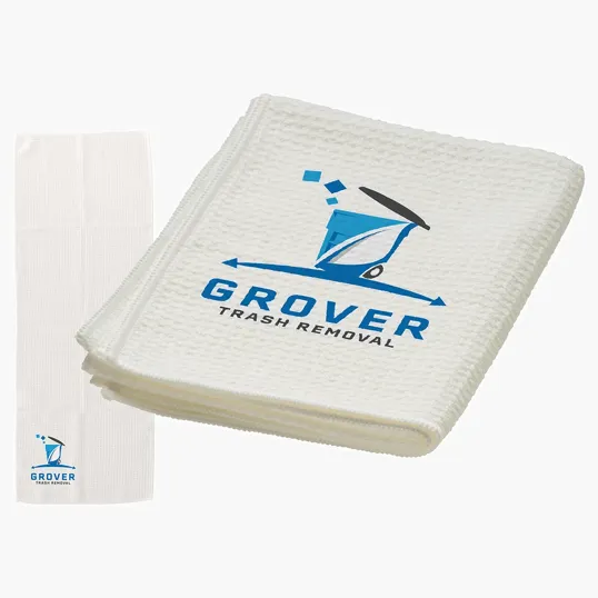 Ariel Gridiron Waffle Microfiber Sports Towel, 12" x 32" — view 4