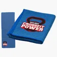 Ariel Gridiron Waffle Microfiber Sports Towel, 12" x 32" — view 2