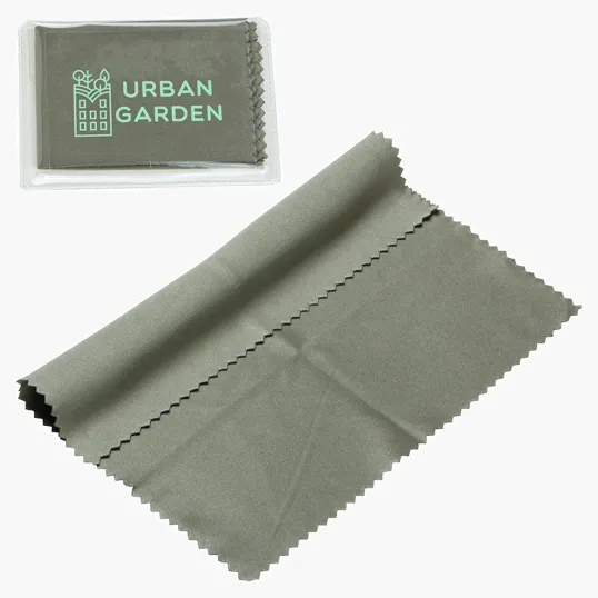 Ariel 6" x 6" 220GSM Microfiber Cleaning Cloth in Clear PVC Case — view 5