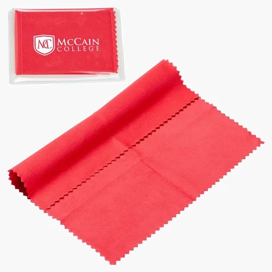 Ariel 6" x 6" 220GSM Microfiber Cleaning Cloth in Clear PVC Case — view 8