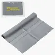 Ariel 6" x 6" 220GSM Microfiber Cleaning Cloth in Clear PVC Case — view 4