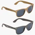 Sebring UV400 Wood Grain Sunglasses