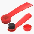 Ariel 3-In-1 Shoe Shine, Brush & Horn — view 3