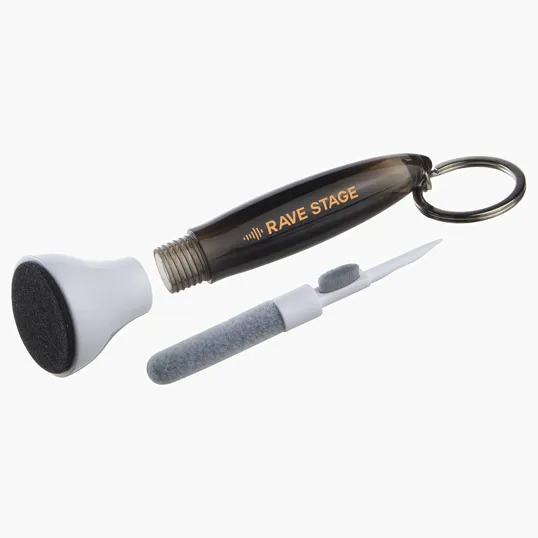 Ariel Swab Microfiber Earbud & Screen Cleaner with Key Ring — view 2