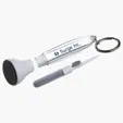 Ariel Swab Microfiber Earbud & Screen Cleaner with Key Ring — view 4