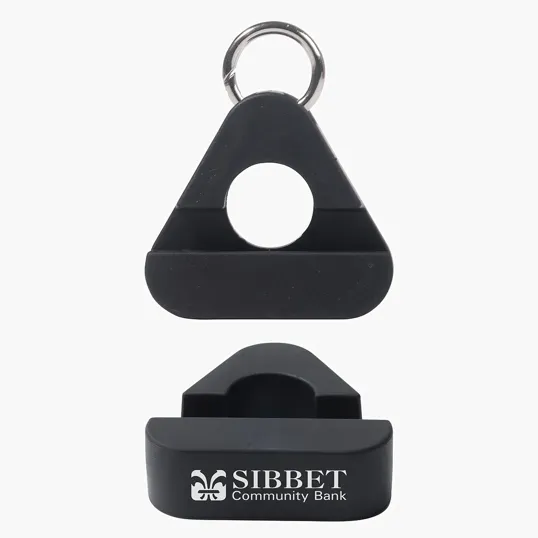 Ariel Triangle Phone Stand with Carabiner — view 2