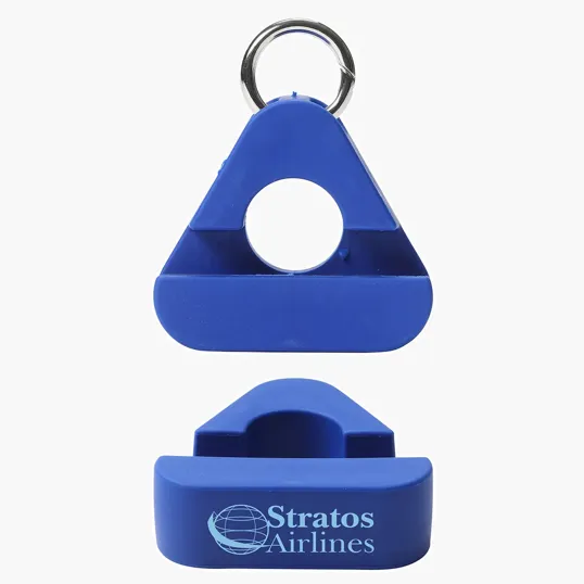 Ariel Triangle Phone Stand with Carabiner — view 3