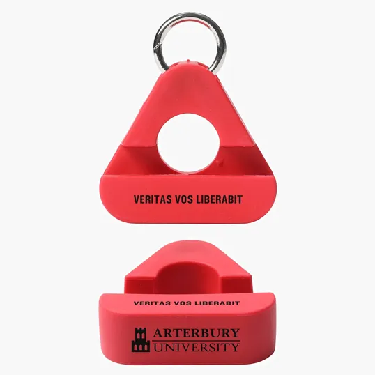 Ariel Triangle Phone Stand with Carabiner — view 4