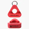 Ariel Triangle Phone Stand with Carabiner — view 4