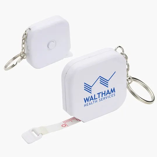 Ariel Square 5-Foot Tape Measure with Key Chain — view 3
