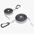 Ariel Round Carabiner Tape Measure — view 2