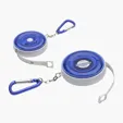 Ariel Round Carabiner Tape Measure — view 3