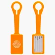 Ariel Silicone Luggage Tag — view 5
