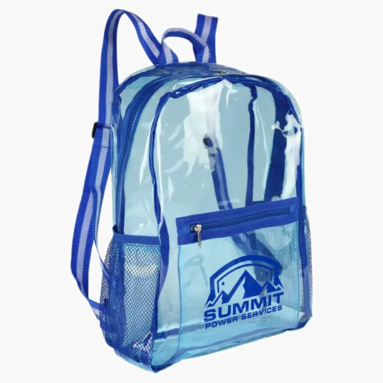 Ariel Diamond Clear TPU Backpack — view 2