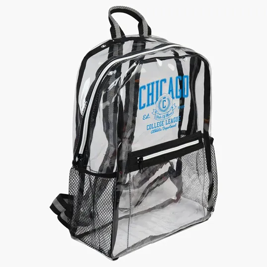 Ariel Diamond Clear TPU Backpack — view 3