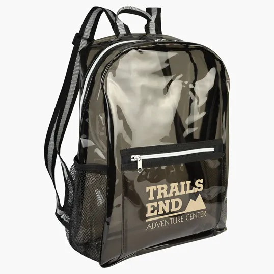 Ariel Diamond Clear TPU Backpack — view 5