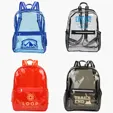 Ariel Diamond Clear TPU Backpack