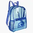Ariel Diamond Clear TPU Backpack — view 2