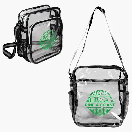 Ariel Diamond Clear TPU Messenger Bag — view 2